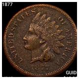 1877 Indian Head Cent NEARLY UNCIRCULATED
