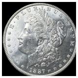 1887 Silver Morgan Dollar UNCIRCULATED