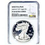 2020-W Silver Eagle NGC PF69 Ultra Cameo