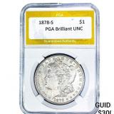 1878-S Morgan Silver Dollar PGA BU