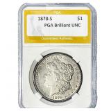 1878-S Morgan Silver Dollar PGA BU
