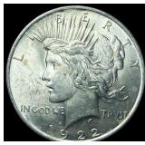 1922 Peace Silver Dollar GEM BU