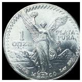 1982 Mexico Silver 1 Onza Libertad NEARLY UNCIRCUL