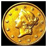 1849 Gold $1 Liberty Head CLOSELY UNCIRCULATED