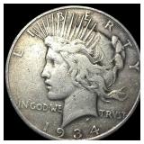 1934-D Silver Peace Dollar CLOSELY UNCIRCULATED
