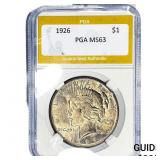 1926 Silver Peace Dollar PGA MS63