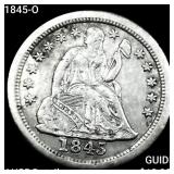 1845-O Seated Liberty Dime HIGH GRADE