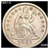 1851-O Seated Liberty Dime CHOICE BU