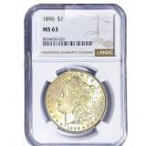1896 Morgan Silver Dollar NGC MS63