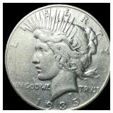 1935-S Silver Peace Dollar NEARLY UNCIRCULATED