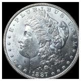 1887 Morgan Silver Dollar CHOICE BU