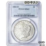 1884-O Morgan Silver Dollar PCGS MS63