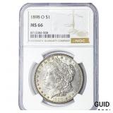 1898-O Morgan Silver Dollar NGC MS66