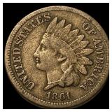 1861 Indian Head Cent LIGHTLY CIRCULATED