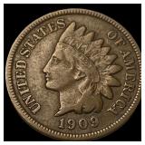 1909-S Indian Head Cent NEARLY UNCIRCULATED