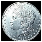 1884 Silver Morgan Dollar CLOSELY  UNCIRCULATED