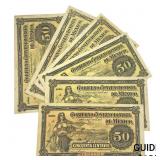 [5 ]1915 Mexico Fractional Currency 50 Centavos