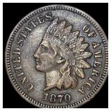 1870 Indian Head Cent CLOSELY UNCIRCULATED