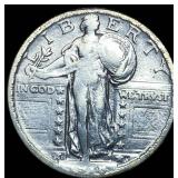 1926-D Silver Standing Liberty Quarter NEARLY UNCI