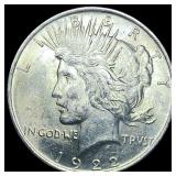 1922 Silver Peace Dollar CHOICE BU