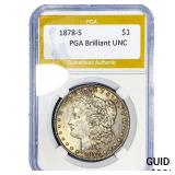 1878-S Morgan Silver Dollar PGA Brilliant UNC