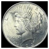 1923 Silver Peace Dollar GEM BU