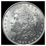 1886 Silver Morgan Dollar CHOICE BU