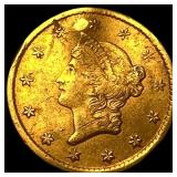 1851 Gold $1 Liberty Head Type 1 HIGH GRADE