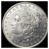 1881 Morgan Silver Dollar GEM BU