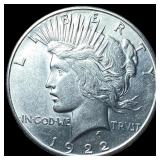 1922-S Silver Peace Dollar UNCIRCULATED