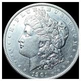 1901 Silver Morgan Dollar CLOSELY  UNCIRCULATED