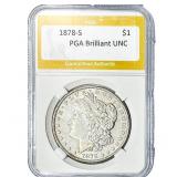 1878-S Morgan Silver Dollar PGA BU