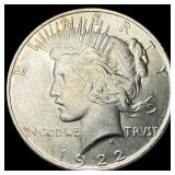 1922 Silver Peace Dollar CHOICE BU