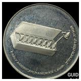 1976 Isreal Silver 10 Lirot Reeded Edge