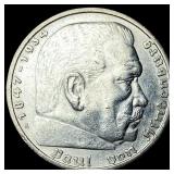 1936A Germany Silver 5 Reichsmark