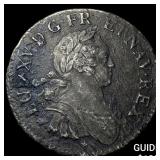 1725 France SIlver 1/8 Ecu