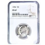 1952 Jefferson Nickel NGC PF67
