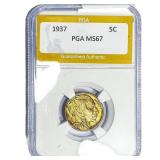 1937 Buffalo Nickel PGA MS67