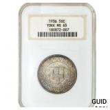 1936 York Half Dollar NGC MS65