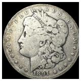 1891-CC Silver Morgan Dollar LIGHTLY CIRCULATED