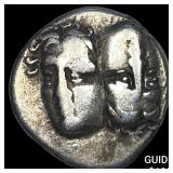 Greece Moesia, Istros 4th Cent. BC Silver Drachm