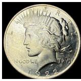 1922 Silver Peace Dollar GEM BU