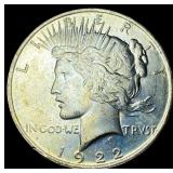 1922 Silver Peace Dollar CHOICE BU
