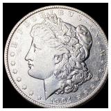 1904-S Silver Morgan Dollar CLOSELY UNCIRCULATED