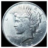 1922 Silver Peace Dollar CHOICE AU