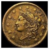 1838 Coronet Head Large Cent LIGHTLY CIRCULATED