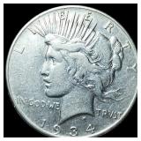 1934 Silver Peace Dollar NEARLY UNCIRCULATED