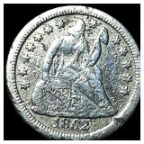 1852-O Silver Seated Liberty Dime NICELY CIRCULATE