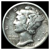 1924-S Silver Mercury Dime CLOSELY UNCIRCULATED