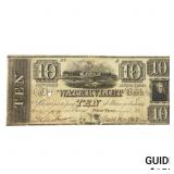 1809 $10 Watervliet Bank of New York Bankote